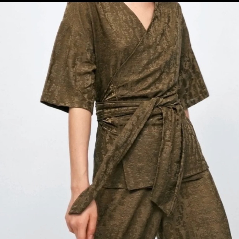Zara Blouse and Pants Set